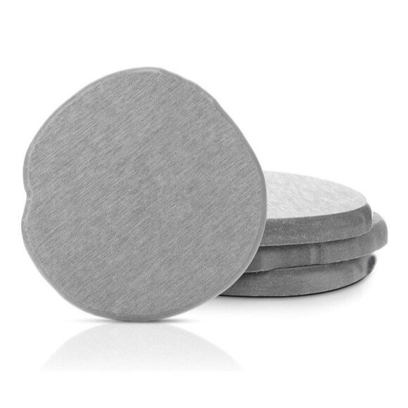 Diatomaceous Earth Set of 6 Absorbent Abstract Coasters 4in Coffee Bar Tiki Bar - Picture 1 of 8